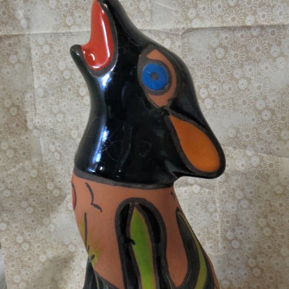 Coyote Ceramic * Made in Mexico * Howling Talavara Coyote - Picture 2 of 9